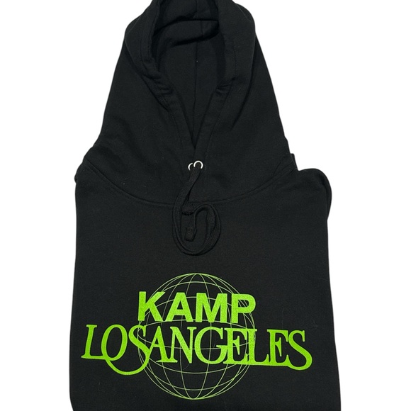 Kamp LosAngeles mens black hoodie sweater size medium black sweater for men. - Picture 3 of 3